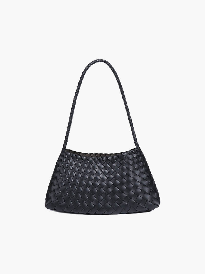 Bolso pequeño tejido de cuero vegano Marissa