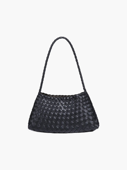 Bolso pequeño tejido de cuero vegano Marissa