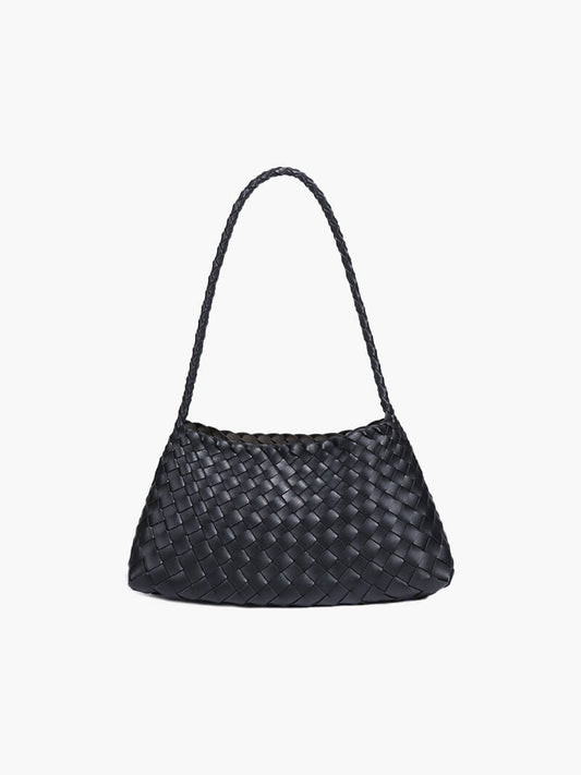 Bolso pequeño tejido de cuero vegano Marissa