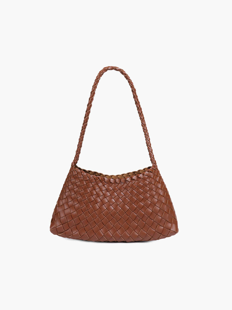 Bolso pequeño tejido de cuero vegano Marissa