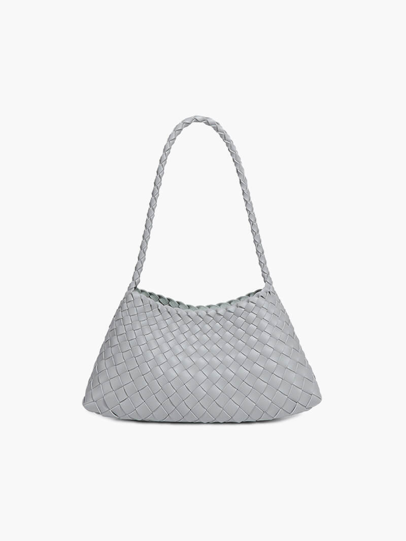 Bolso pequeño tejido de cuero vegano Marissa