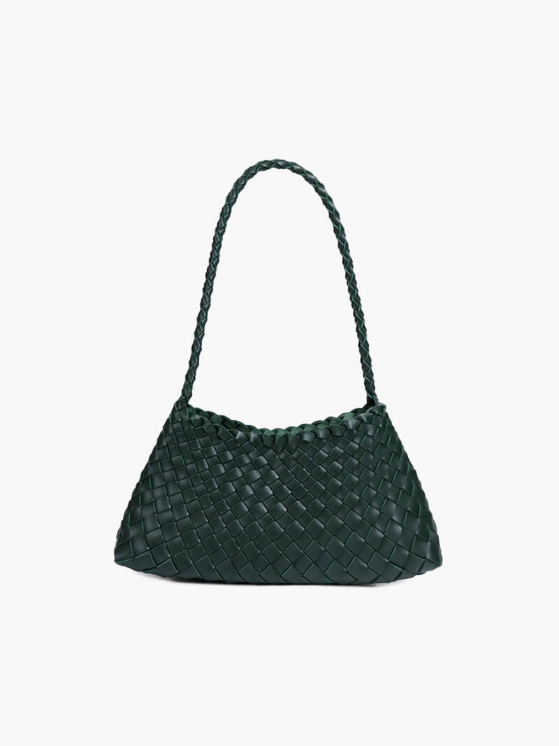 Bolso pequeño tejido de cuero vegano Marissa