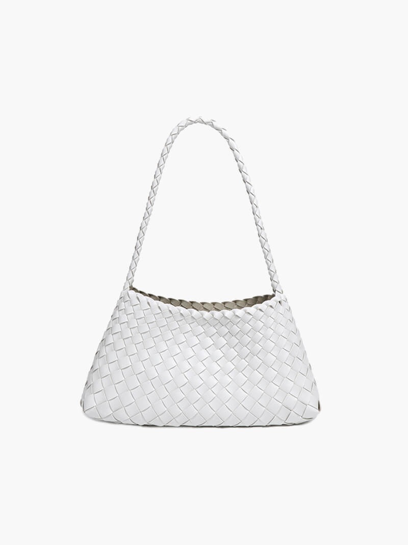 Bolso pequeño tejido de cuero vegano Marissa