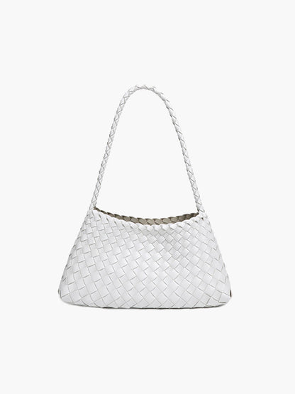 Bolso pequeño tejido de cuero vegano Marissa