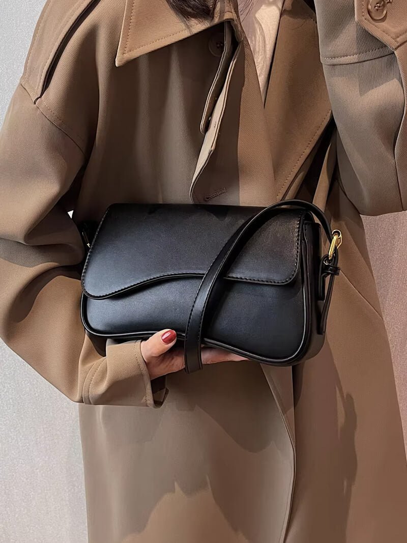 Bolso de hombro tipo sillín Mila