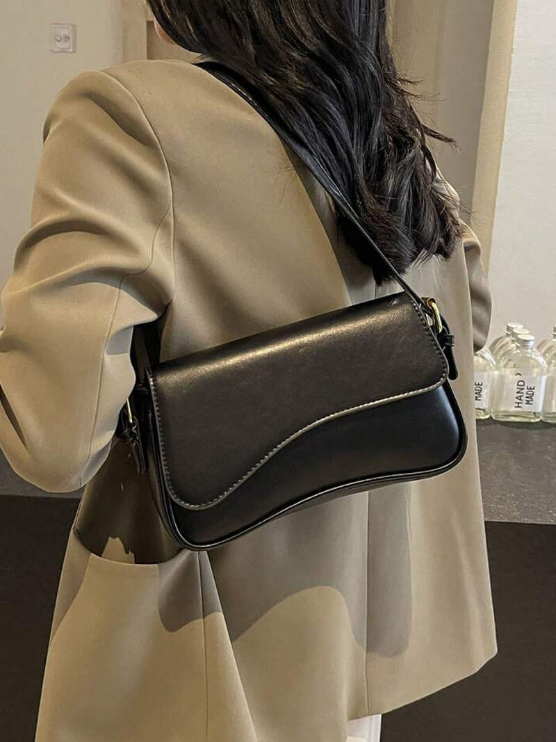 Bolso de hombro tipo sillín Mila
