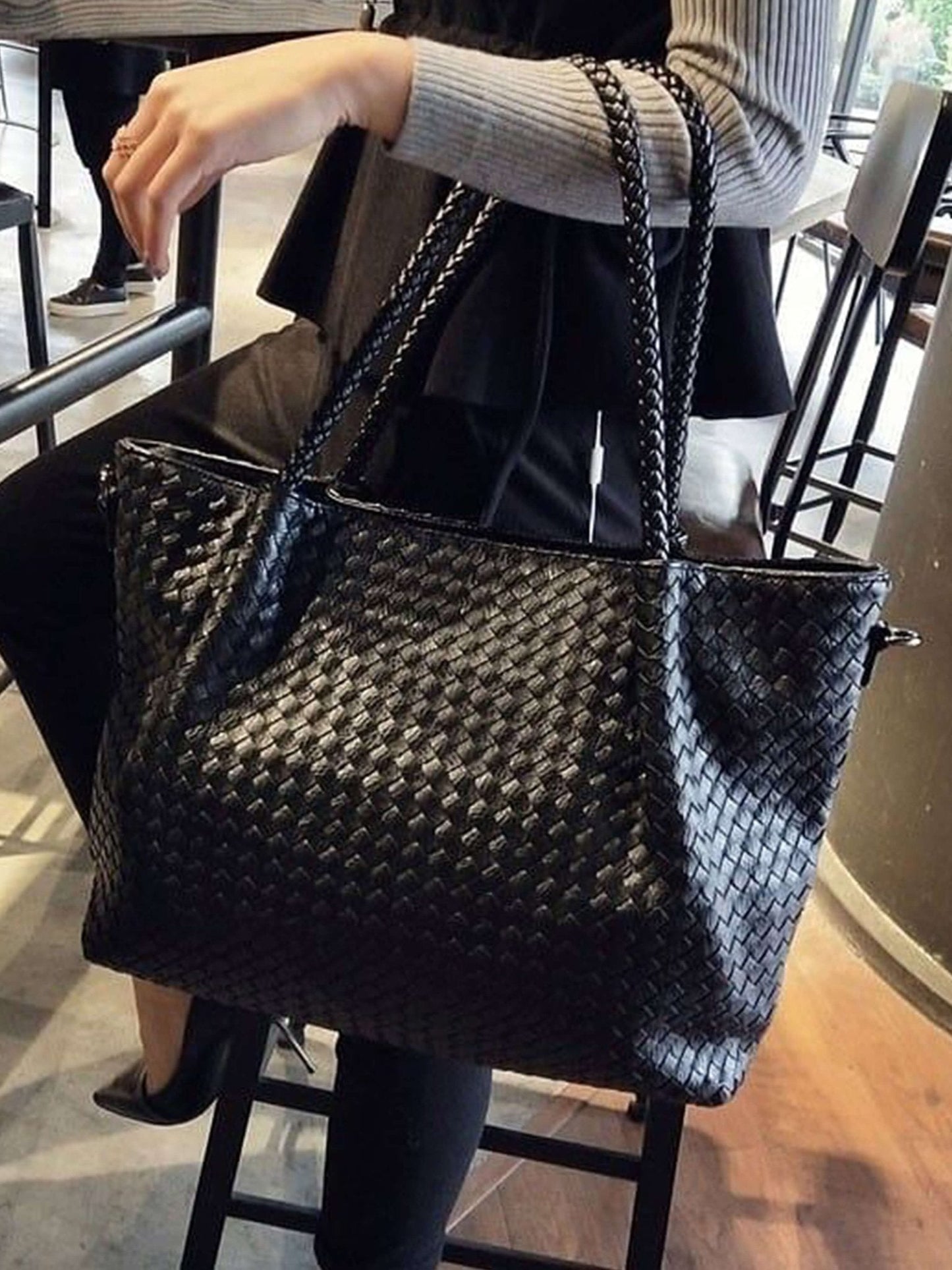 Bolso tejido XL