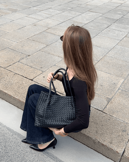 Bolso tejido XL