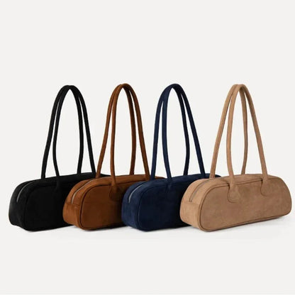 Bolso de ante Pauleen Baguette