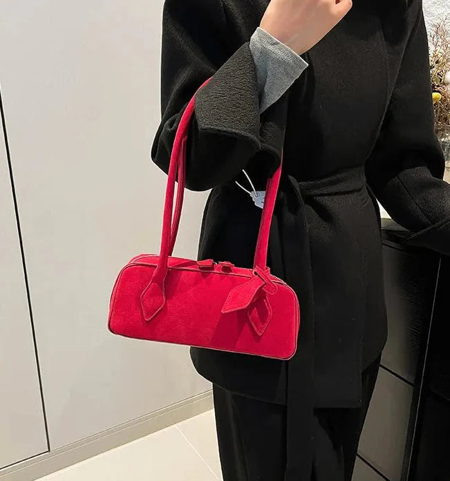 Bolso de hombro de ante Rebecca