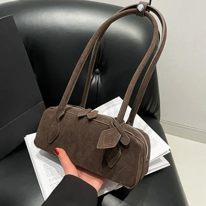 Bolso de hombro de ante Rebecca