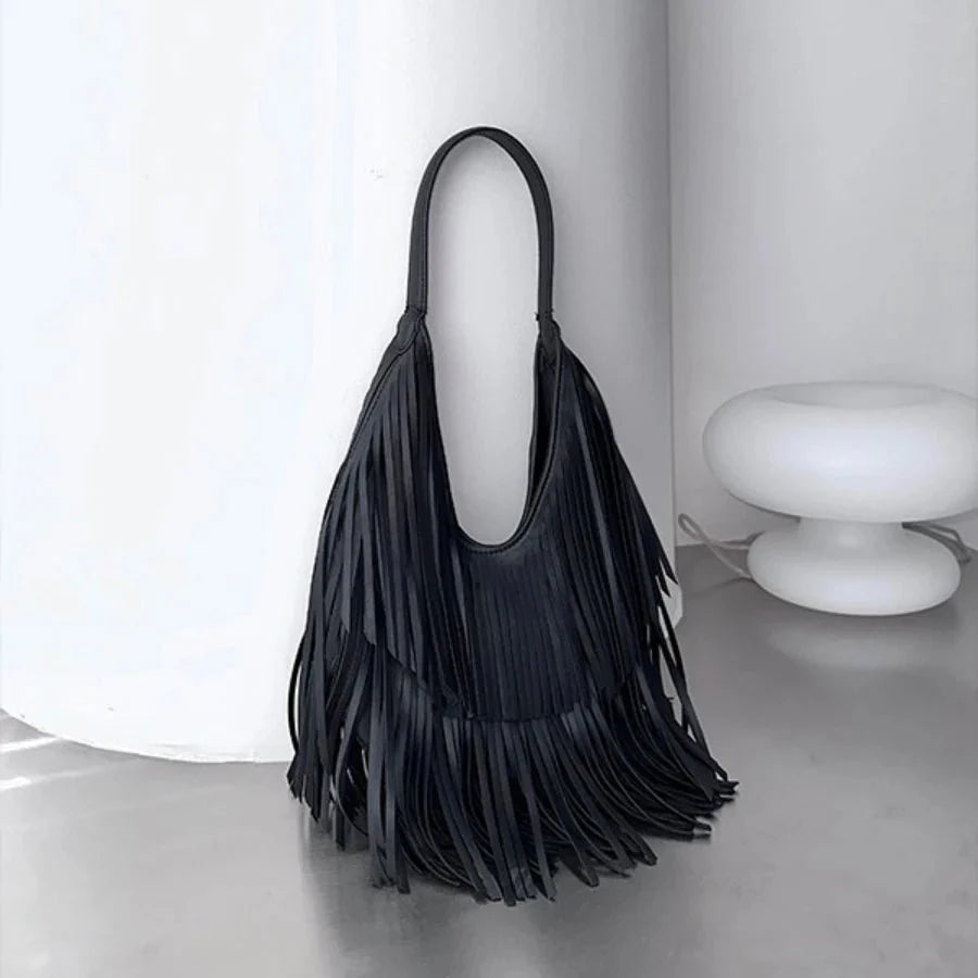 Bolso Hobo con Flecos Tatiana