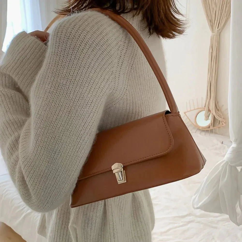 Bolso de hombro de cuero Tracy