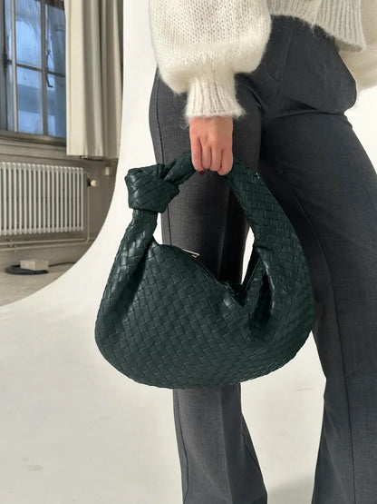 Bolsa tejida mediana