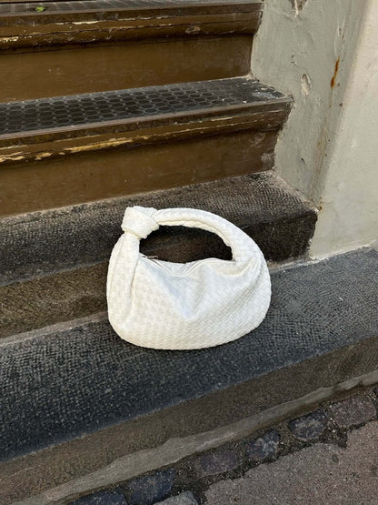 Bolsa tejida mediana