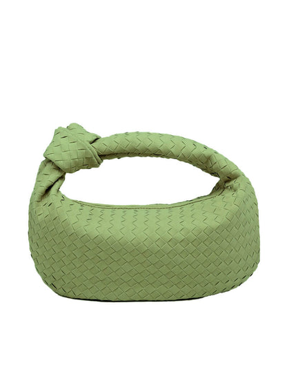 Bolso tejido mediano de ante