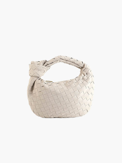 Bolso mini de ante tejido