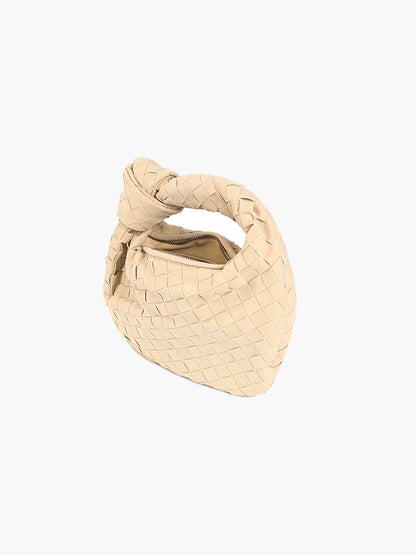 Bolso mini de ante tejido