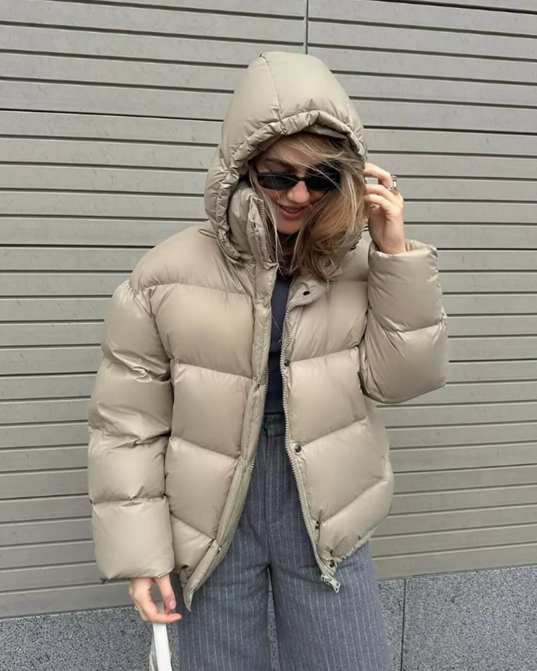 Chaqueta con capucha Alina