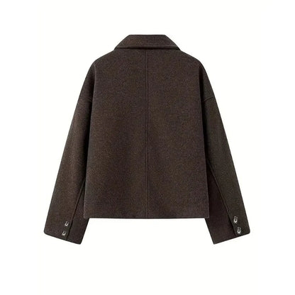 Chaqueta corta abotonada Angelina