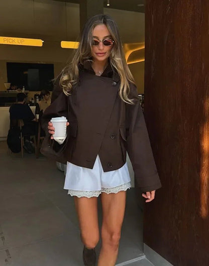 Gabardina corta Beatrice