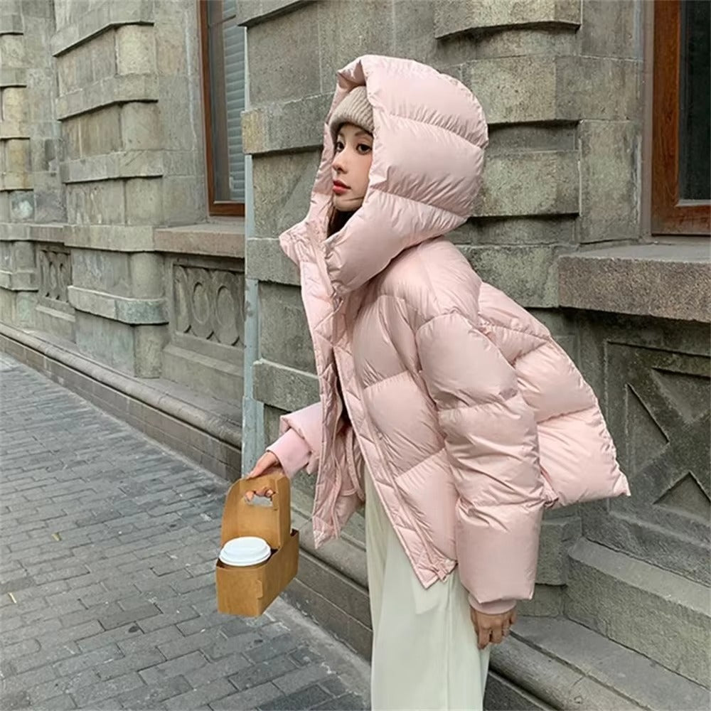 Chaquetón con capucha Bella