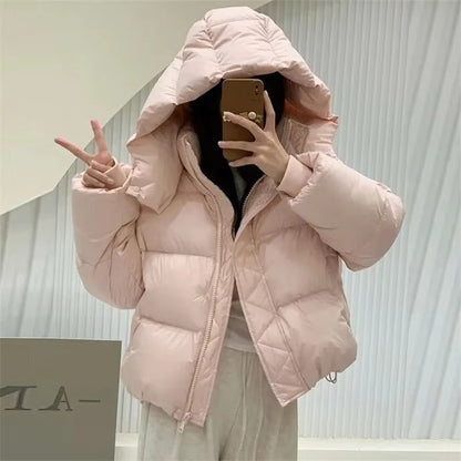 Chaquetón con capucha Bella