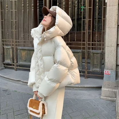 Chaquetón con capucha Bella