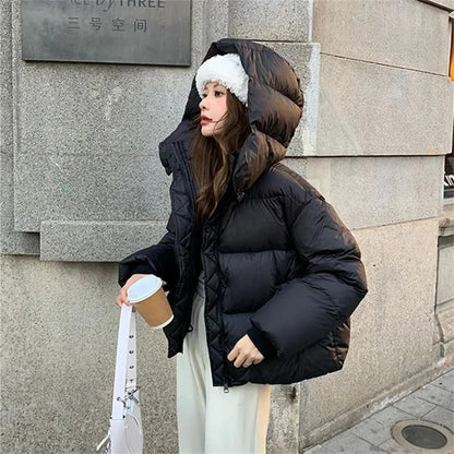 Chaquetón con capucha Bella