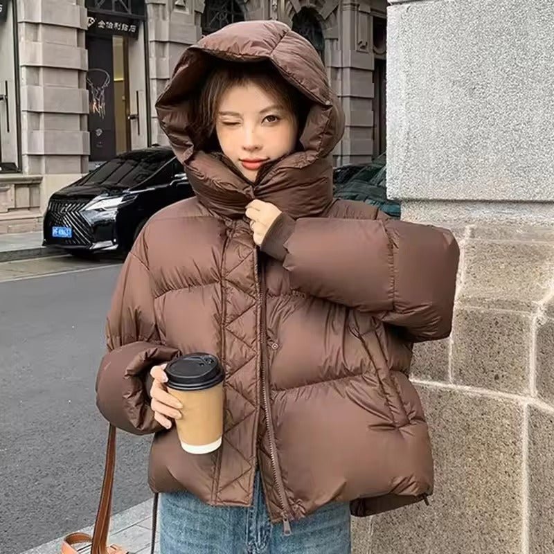 Chaquetón con capucha Bella