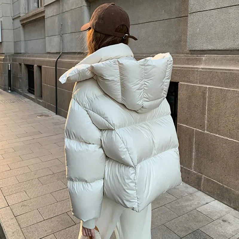 Chaquetón con capucha Bella