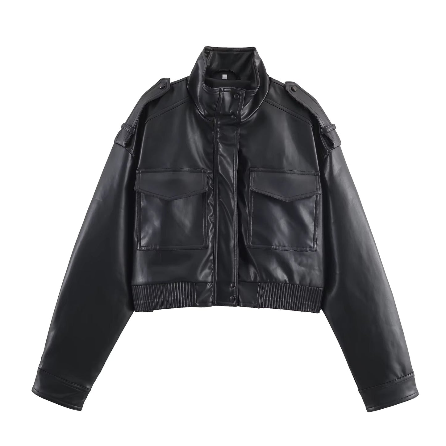 Chaqueta bomber de piel sintética Brianna