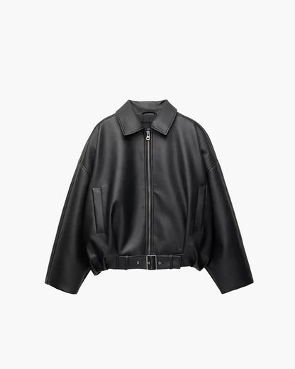 Chaqueta de cuero vegano