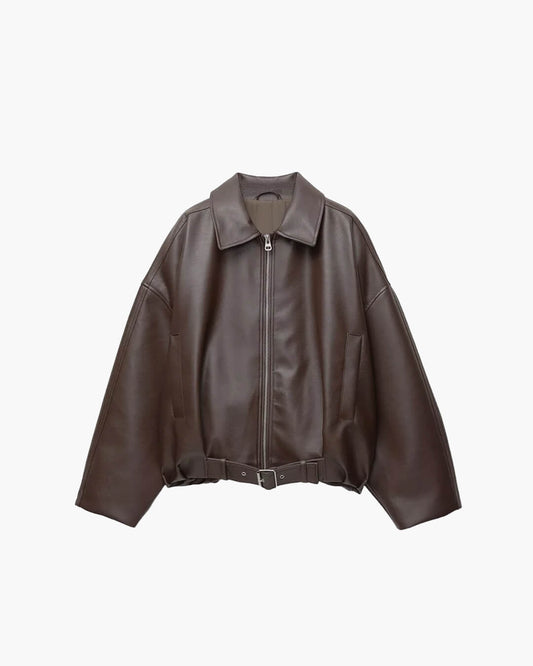 Chaqueta de cuero vegano