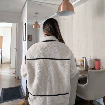 Chaqueta bomber de bouclé Chantal