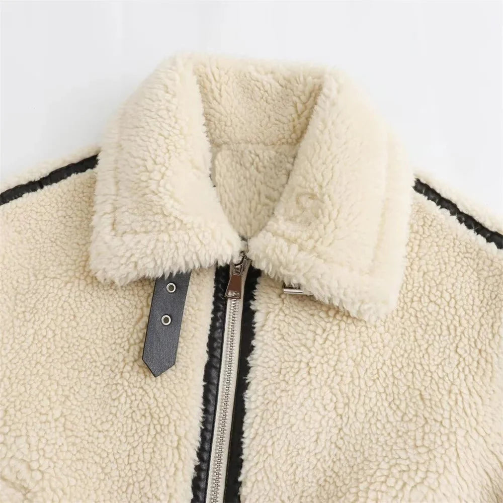 Chaqueta bomber de bouclé Chantal