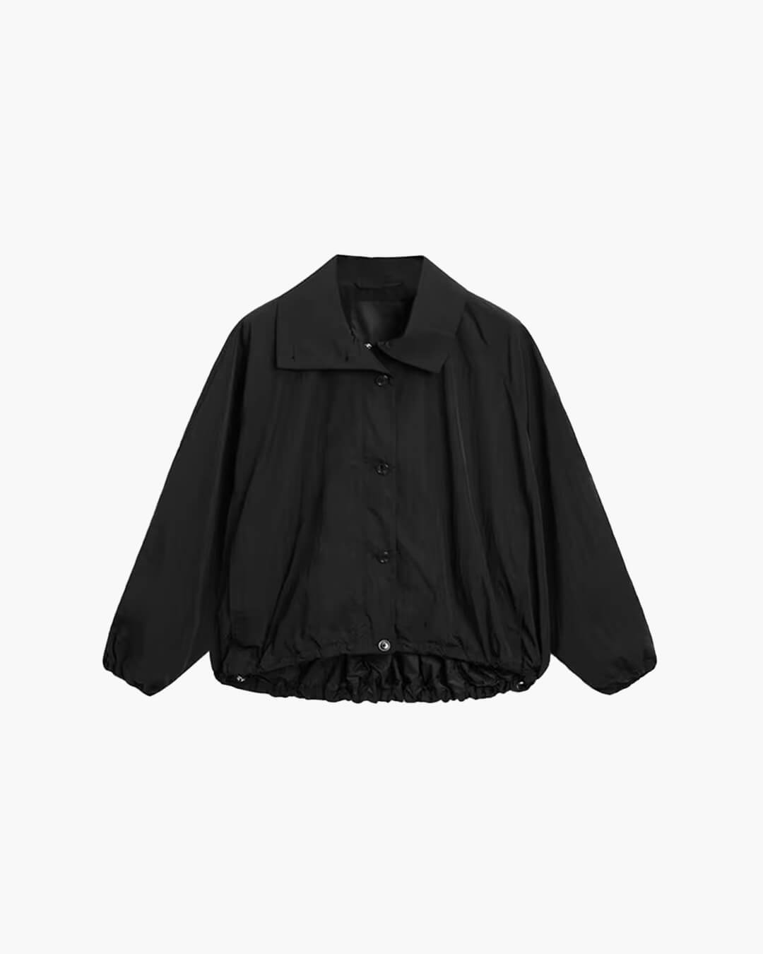 Chaqueta bomber de cuello alto Clara