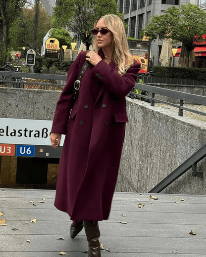Diane Abrigo Maxi Cruzado Doble