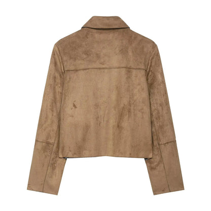 Chaqueta de ante Elara