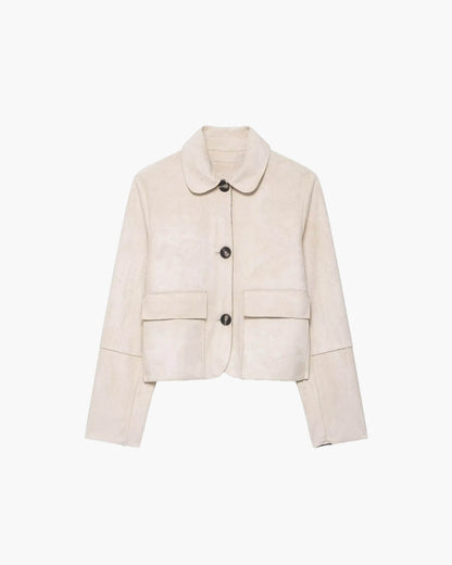 Chaqueta de ante Elara