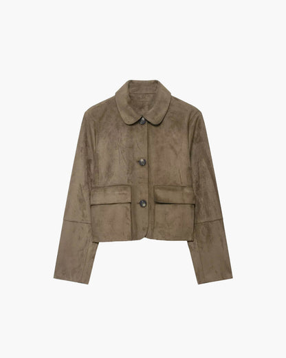 Chaqueta de ante Elara