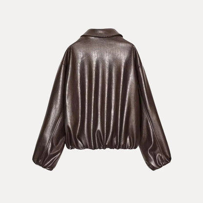 Chaqueta de piel sintética Eleanor