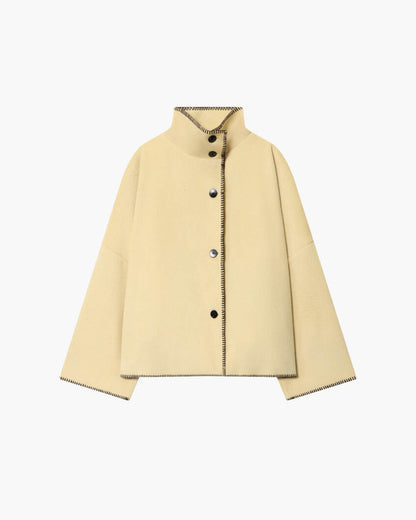Chaqueta Emily de cuello alto con botones