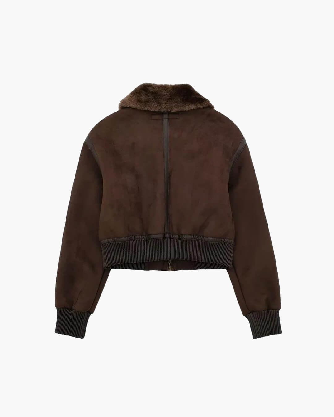 Cazadora bomber corta de ante Esme