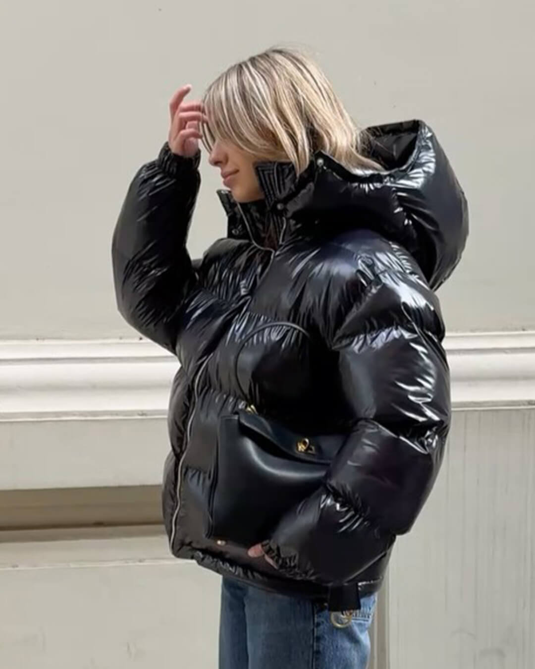 Chaquetón con capucha Geraldine