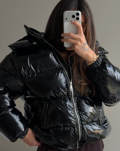 Chaquetón con capucha Geraldine