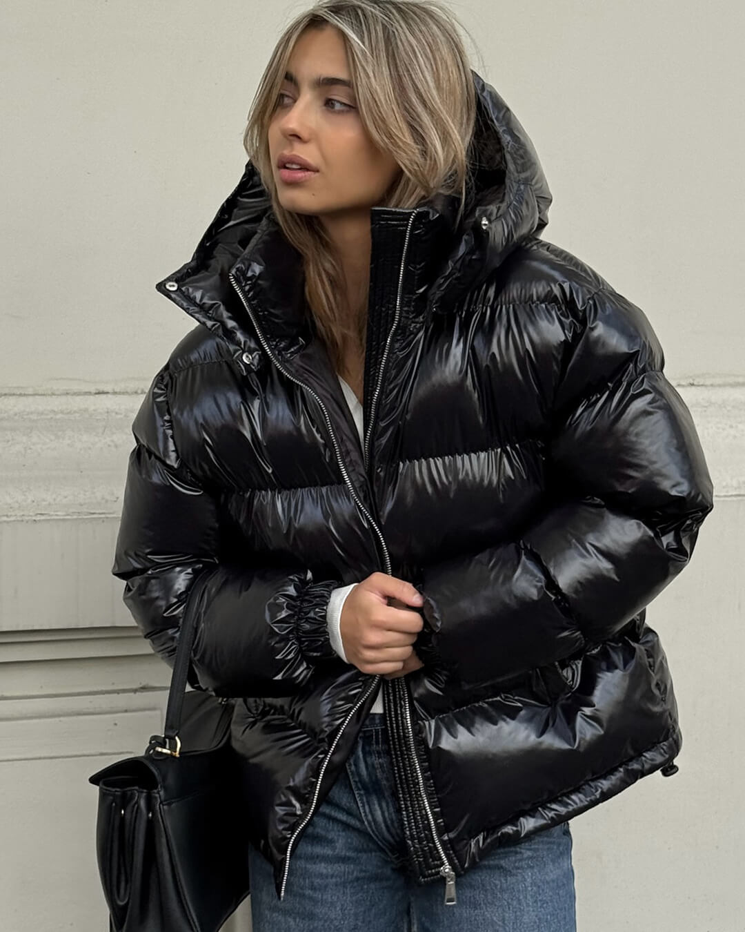 Chaquetón con capucha Geraldine