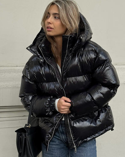 Chaquetón con capucha Geraldine