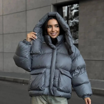 Chaqueta acolchada con capucha Janine