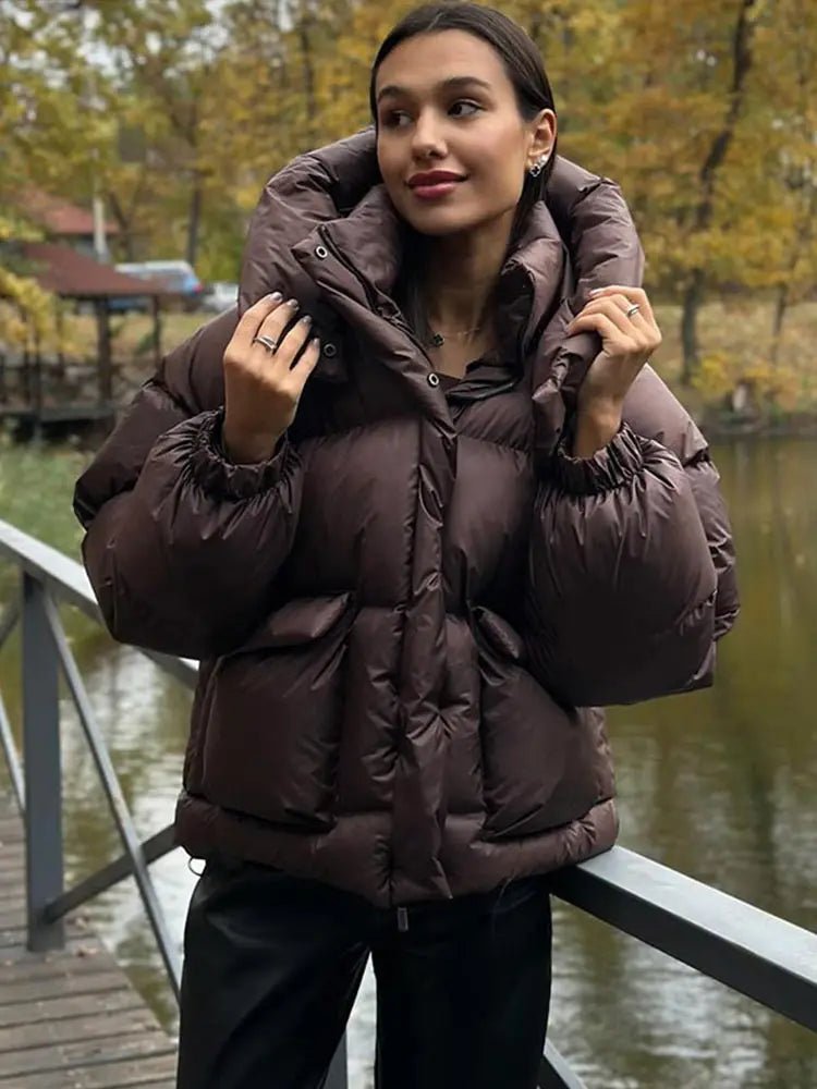 Chaqueta acolchada con capucha Janine